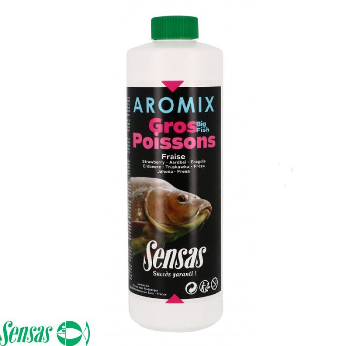 Sensas Aromix Aardbei 500 ML