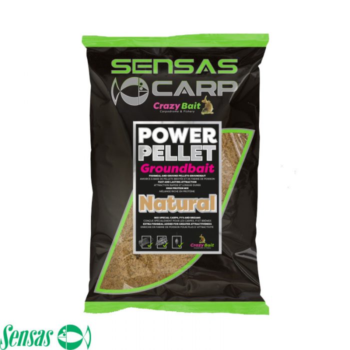 Sensas UK Power Pellet Naturel 2 KG