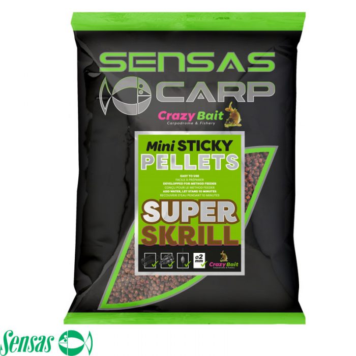 Sensas Mini Sticky Pellets 700 Gram Super Krill