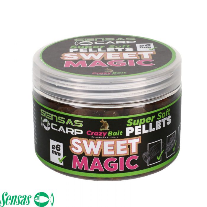 Sensas Super Soft Pellets 6 MM 60 Gram Sweet Magic
