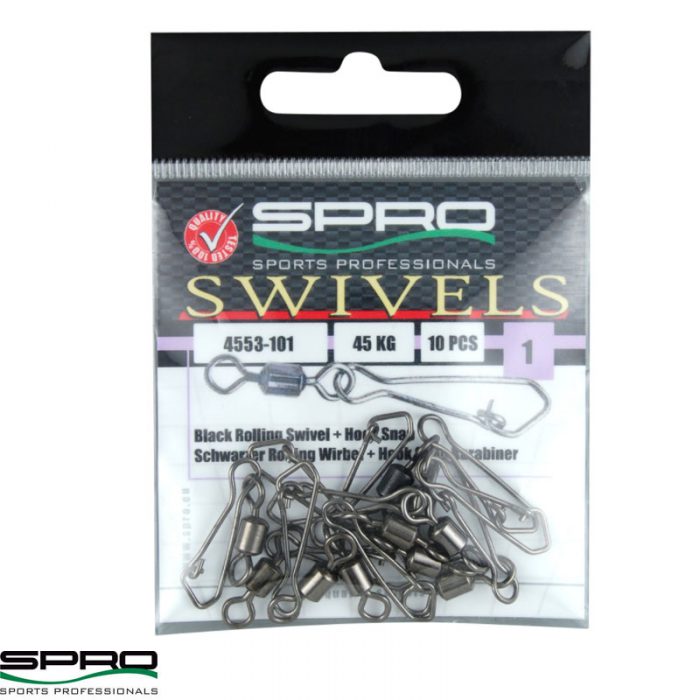 Spro Rolling Swivel With Hook Snap