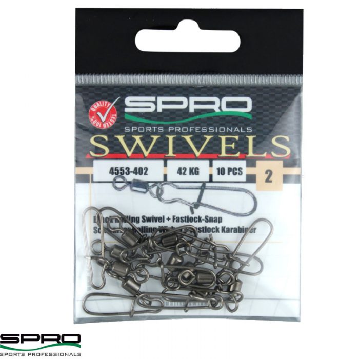 Spro Rolling Wartel With Fast Lock Snap