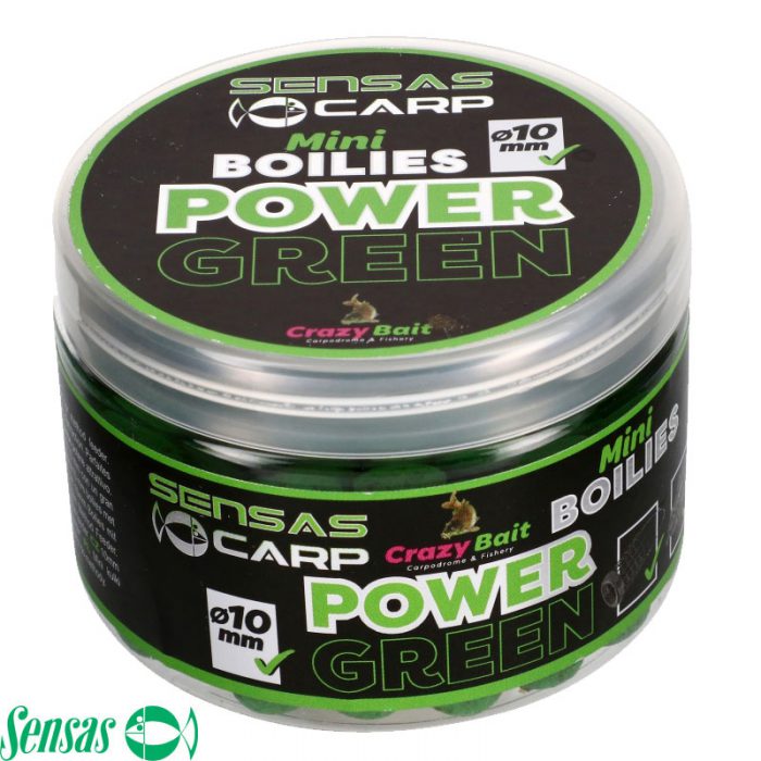 Sensas Mini Boilies 80 Gram Power Green