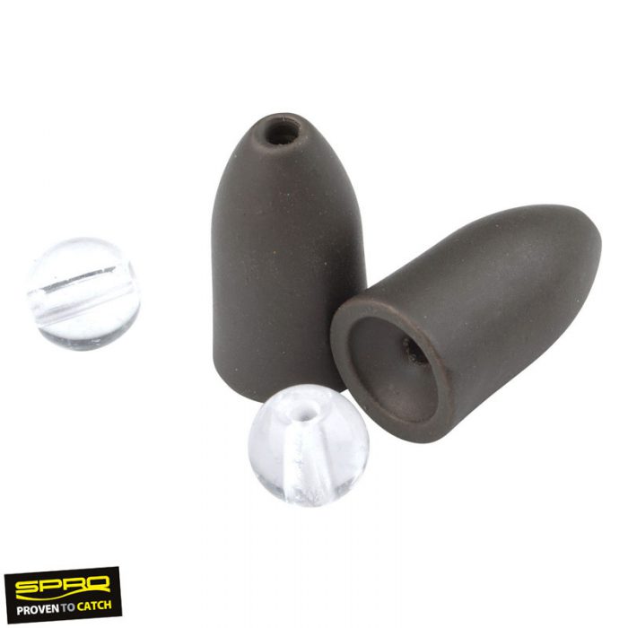 Spro Tungsten Bullet Sinkers Matte Green - Afbeelding 2