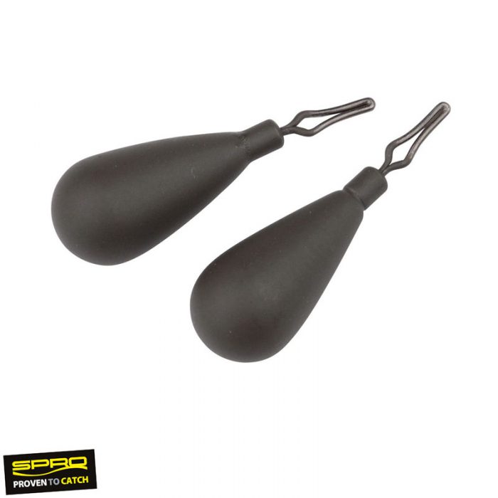 Spro Tungsten Tear Drop Weights Matte Green