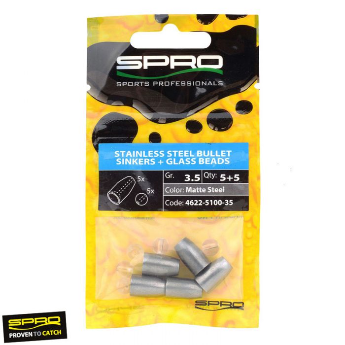 Spro Stainless Steel Bullet Sinkers