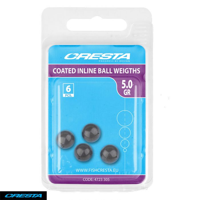 Cresta Coated Inline Ball Weights
