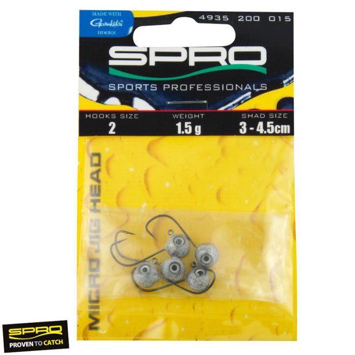 Spro Micro Jighead - Jig 29 Haak Maat 2 - 1.5 Gram