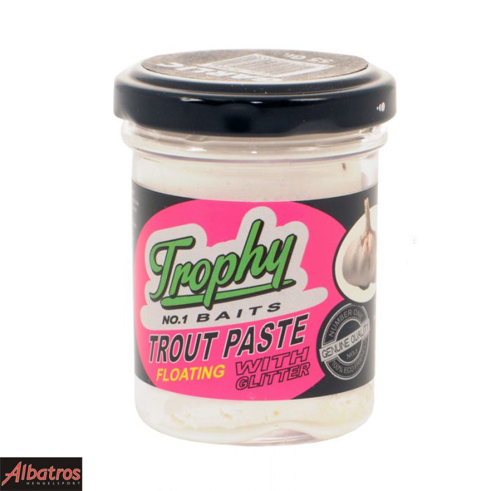 Trophy Bait Trout Paste Garlic White Glitter