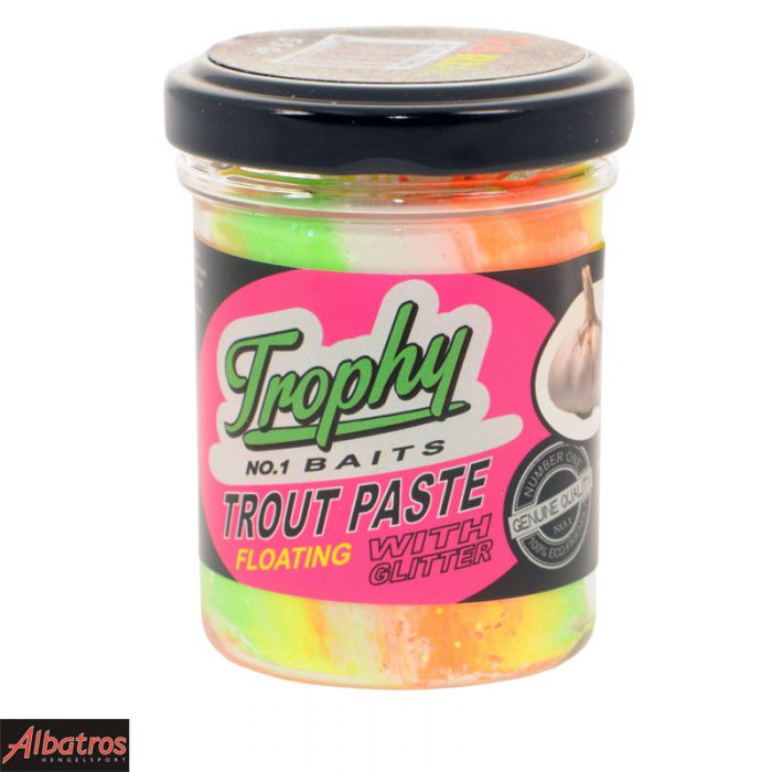 Trophy Bait Trout Paste Garlic Multicolour Glitter