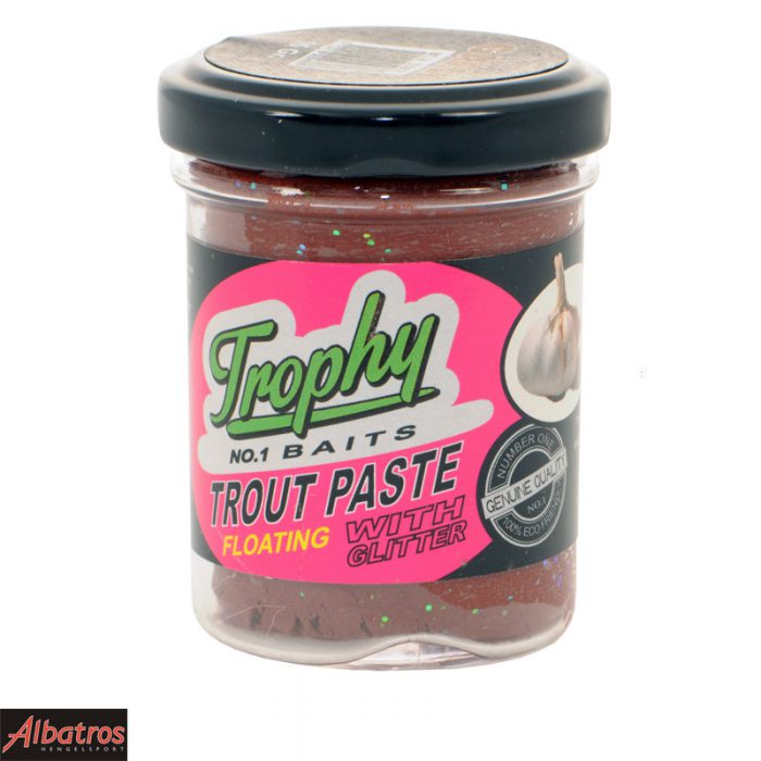 Trophy Bait Trout Paste Garlic Brown Glitter