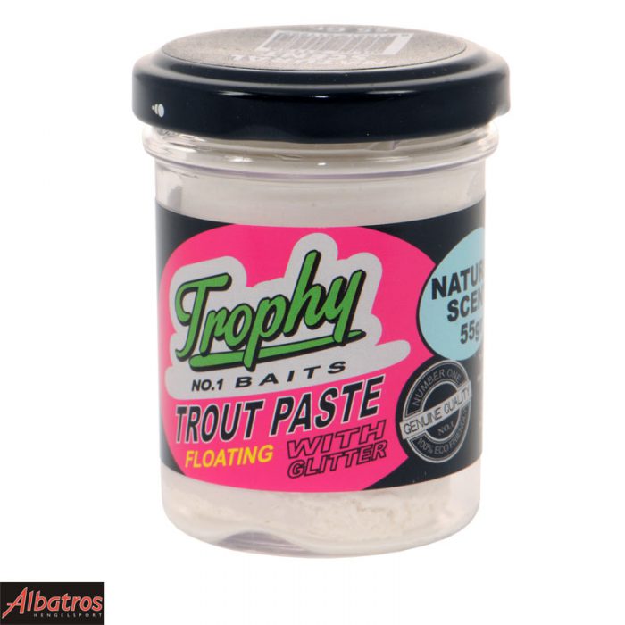 Trophy Bait Trout Paste Naturel Scent White Glitter