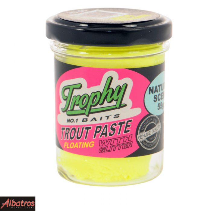 Trophy Bait Trout Paste Naturel Scent Yellow Glitter