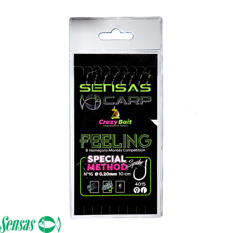 Sensas Crazy Bait Onderlijnen 4015 Met Spike