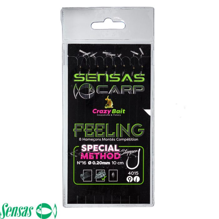 Sensas Crazy Bait Onderlijnen 4015 Met Stopper