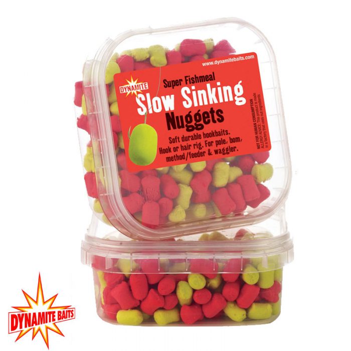 Dynamite Super Fishmeal Nuggets Slow Sinking Red/Yellow