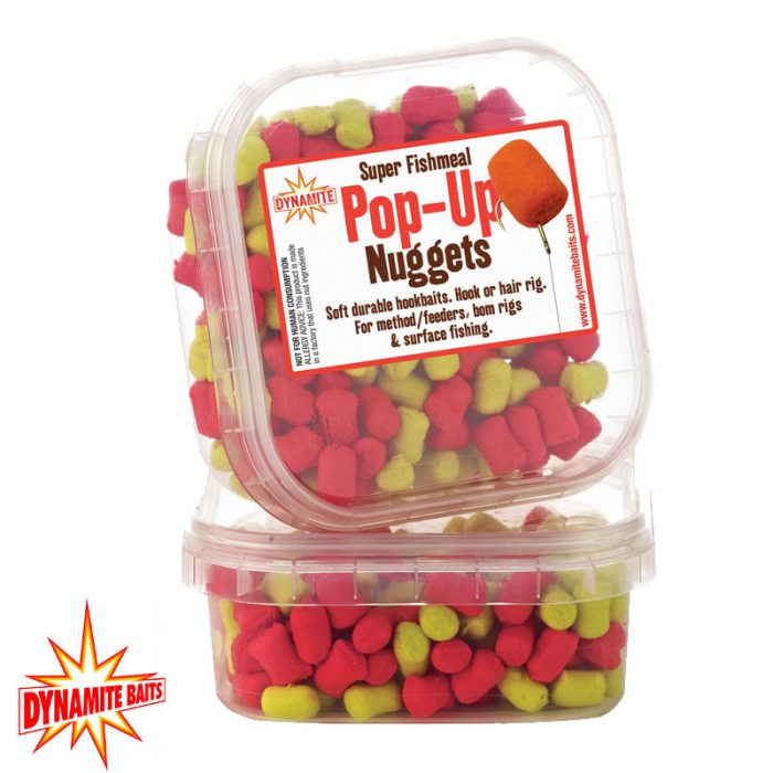 Dynamite Super fishmeal Nuggets Pop Ups Red/Yellow