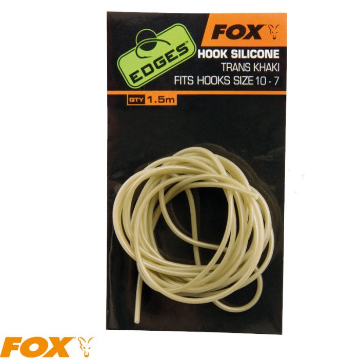 Fox EDGES™ Hook Silicone - Trans Khaki Hook 10 - 7