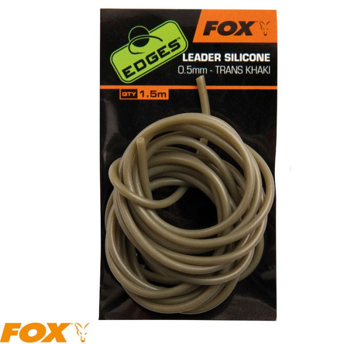 Fox EDGES™ Leader Silicone - Trans Khaki 2m