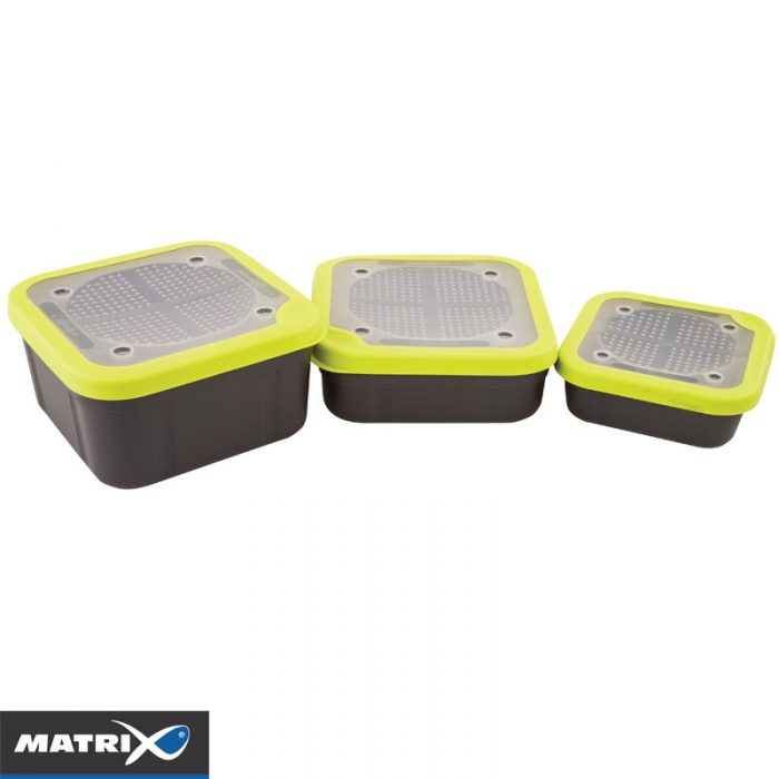 Matrix Grey Lime Bait Boxes - Perforated Lids
