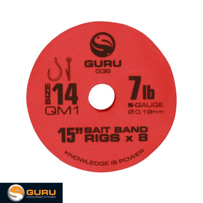 Guru QM1 Bait Band ready rigs 15''