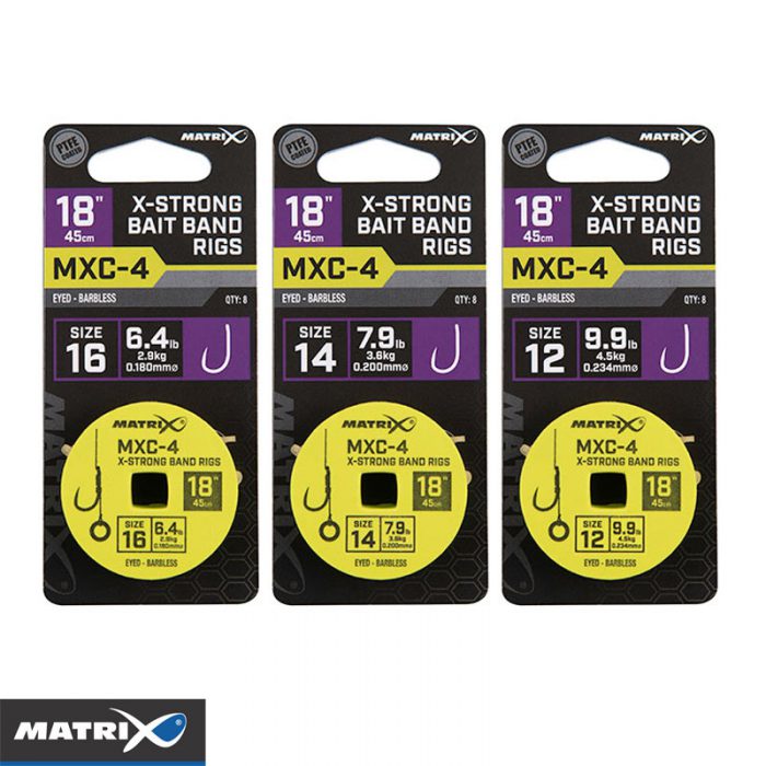 Matrix MXC-4 Barbless 45 cm Bait bands Rigs