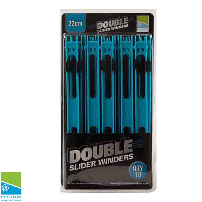 Preston Double Slider Winders 22cm Blue