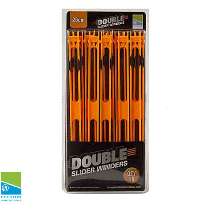 Preston Double Slider Winders 26cm Orange