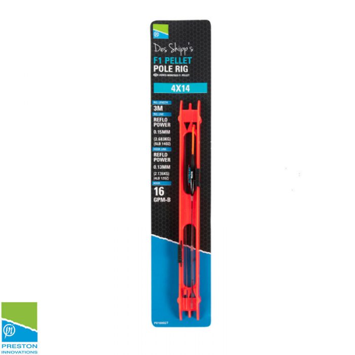 Preston F1 Pellet Pole Rigs