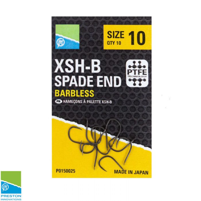 Preston XSH-B Spade End Barbless