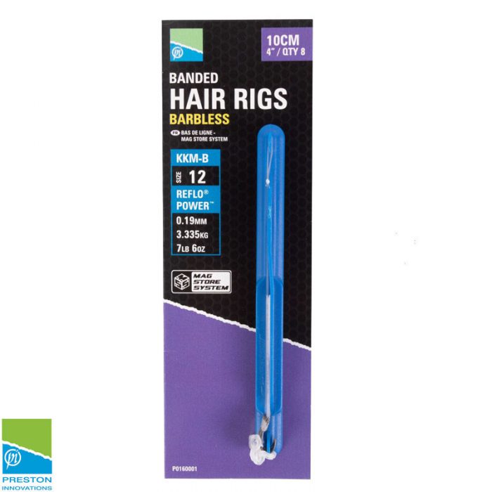 Preston KKM-B Mag Store Banded Hair Rigs 4''