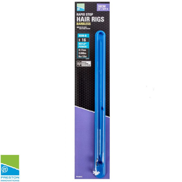 Preston KKM-B Mag Store Rapid Stop Hair Rigs 15''