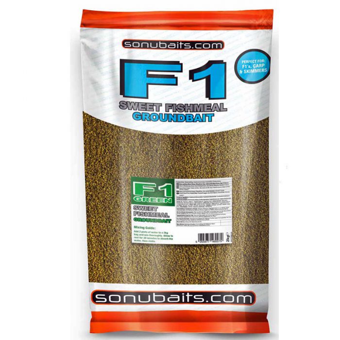 Sonubaits F1 Green Groundbaits 2 kg