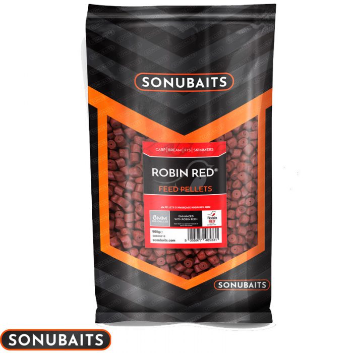 Sonubaits Feed Pellets Robin Red 8 MM Drilled