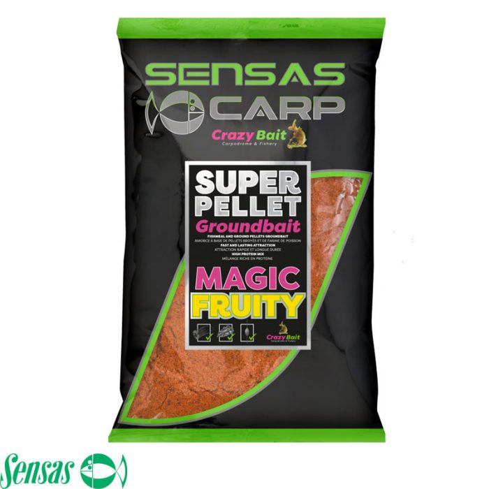 Sensas Super Pellet Groundbait Magic Fruity