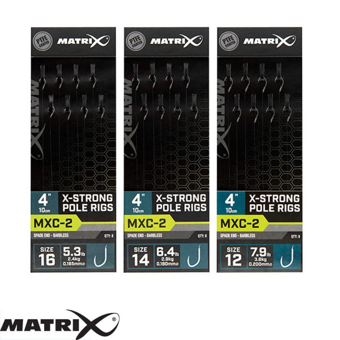 Matrix MXC-2 Barbless 10cm X-strong Pole Rigs
