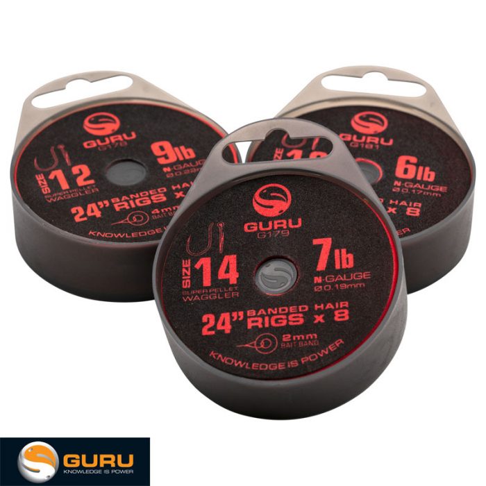 Guru Waggler 24'' Banded Hair Rigs