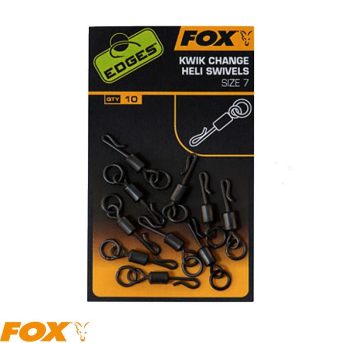 Fox Edges Kwik change heli swivels size 7 x 10