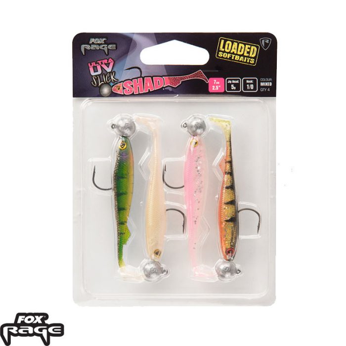 Fox Rage UV Slick Shad Loaded 9cm 7g