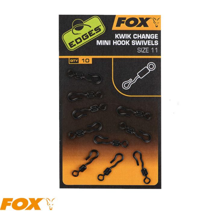 Fox  Mini Hook Swivels Size 11