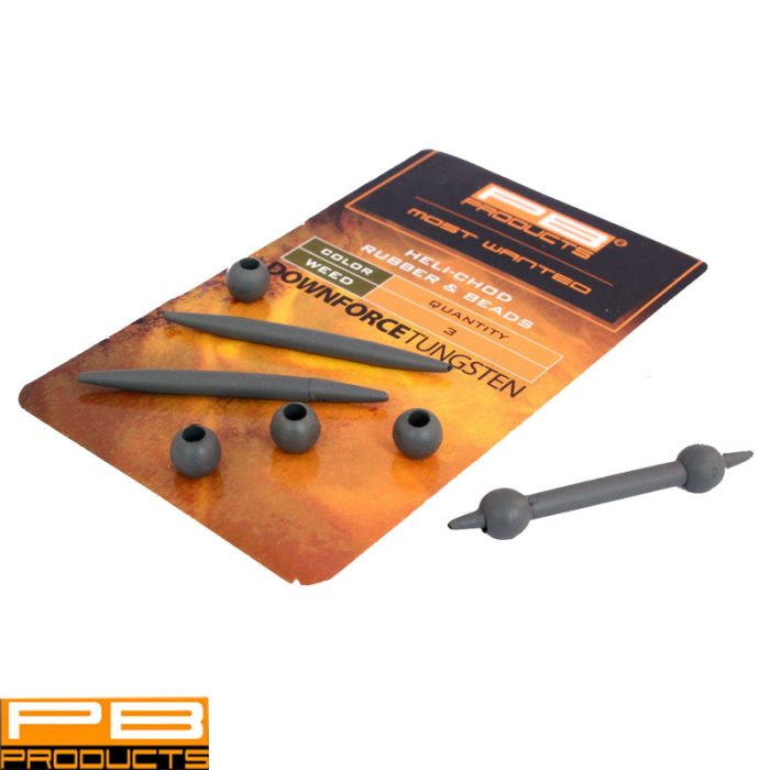 PB Downforce Tungsten Heli-Chod Rubber & Beads Weed