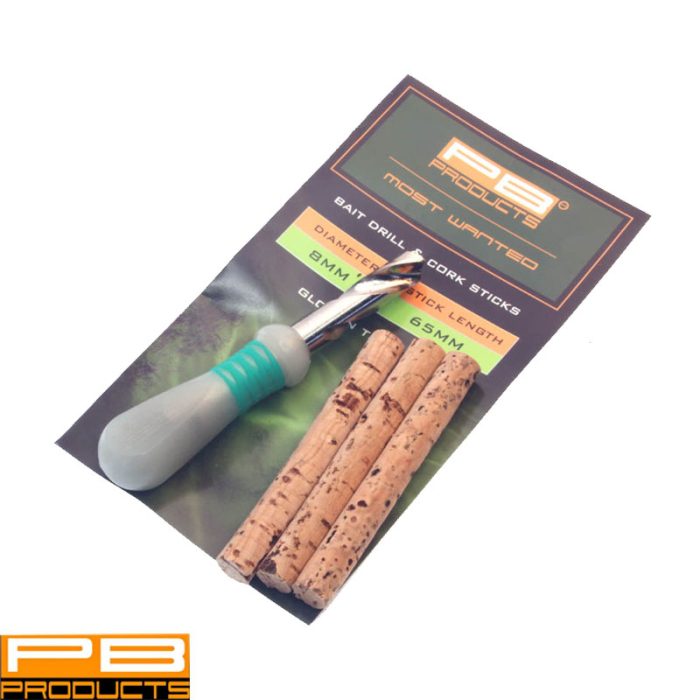 PB Bait Drill 8mm + cork sticks 3pcs