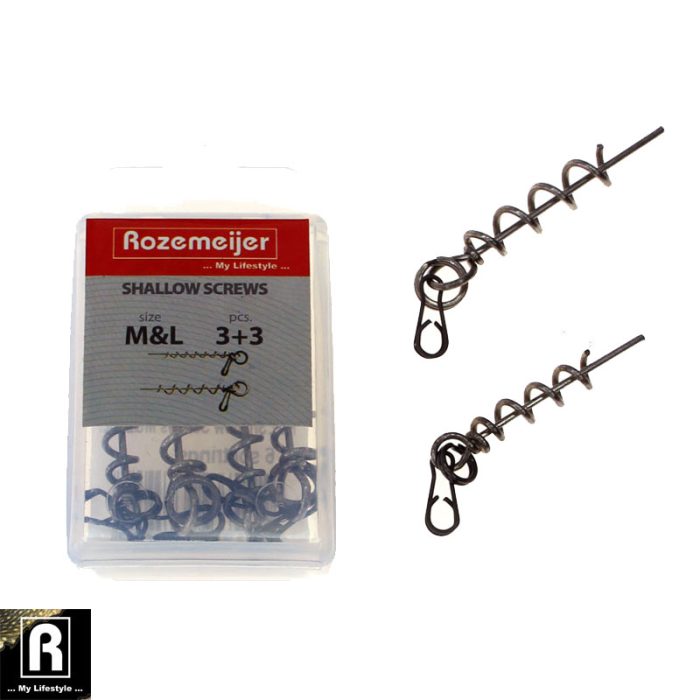 Rozemeijer Shallow Screws M & L 6 pcs incl split rings