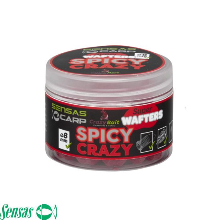 Sensas Super Wafters 8 MM Spicy Crazy 60 Gram