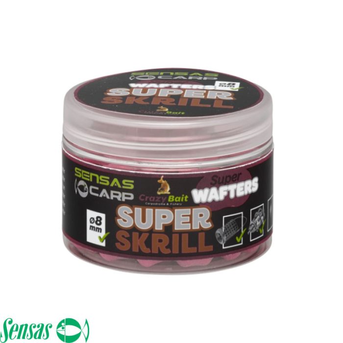 Sensas Super Wafters 8 MM Super Krill 60 Gram