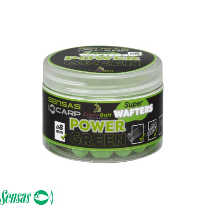 Sensas Super Wafters 8 MM Power Green 60 Gram