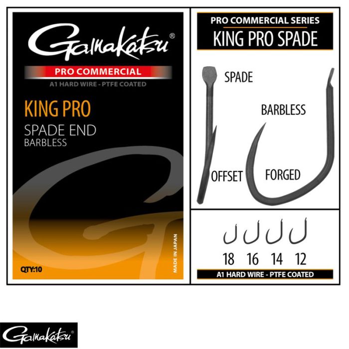 Gamakatsu PRO-C King Pro Spade A1 PTFE BL
