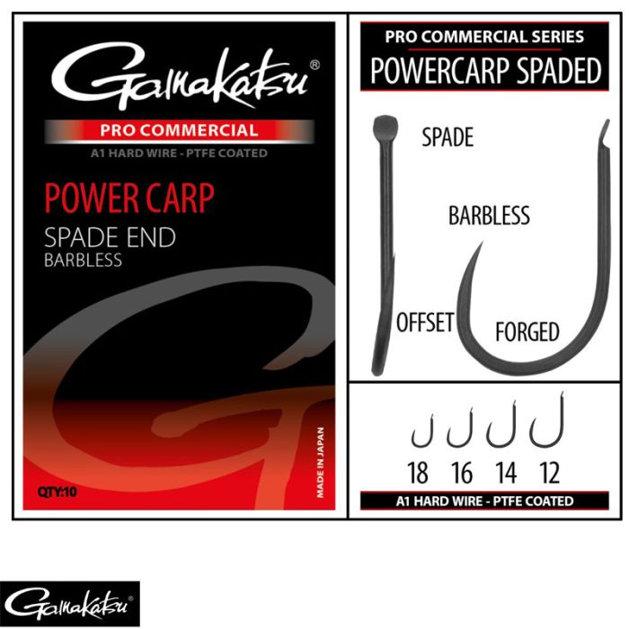 Gamakatsu PRO-C Powercarp Spade A1 PTFE BL