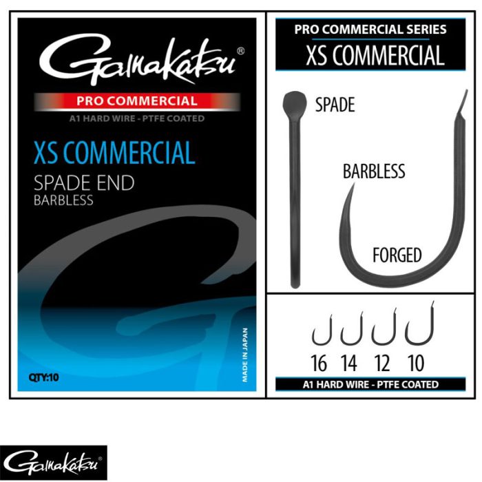 Gamakatsu PRO-C XS Commercial Spade A1 PTFE BL