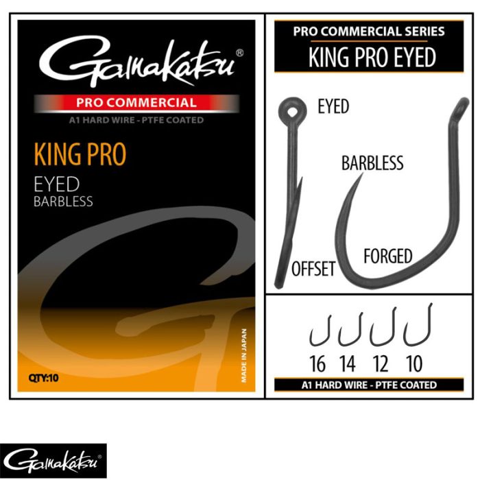 Gamakatsu PRO-C King Pro Eyed A1 PTFE BL